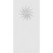 Ekena Millwork Standard Foster Spiral Plinth Block With Square Edge, 4 1/2"W x 9"H x 3/4"P PBP045X090X075FOS12 - alternate 3